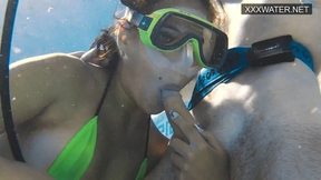 Polina Rucheyok Gives an Underwater Blowjob and Gets Fucked